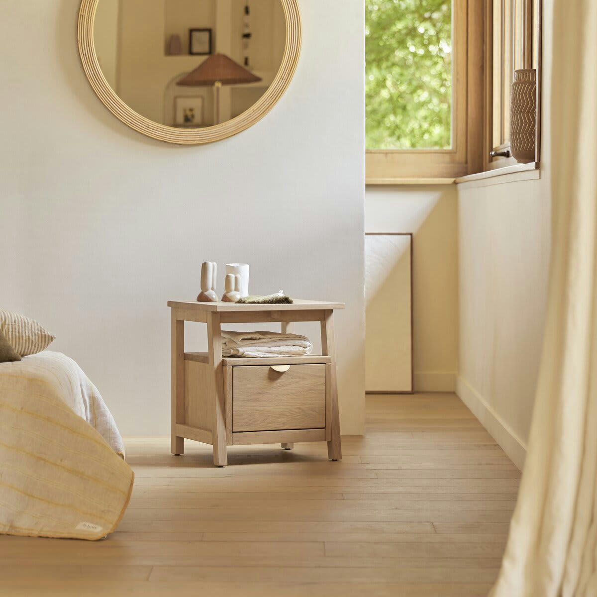 POLA - Chevet en chêne massif