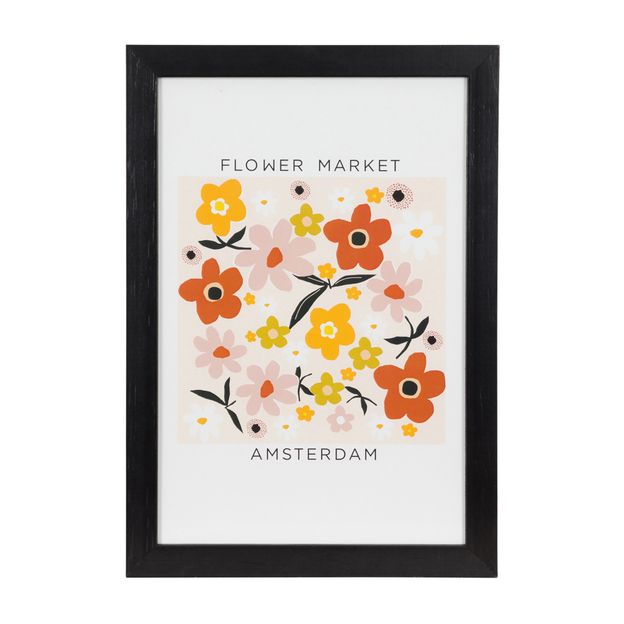 QUADRO 23 CM X 33 CM FLOWER MARKET AMSTERDAM