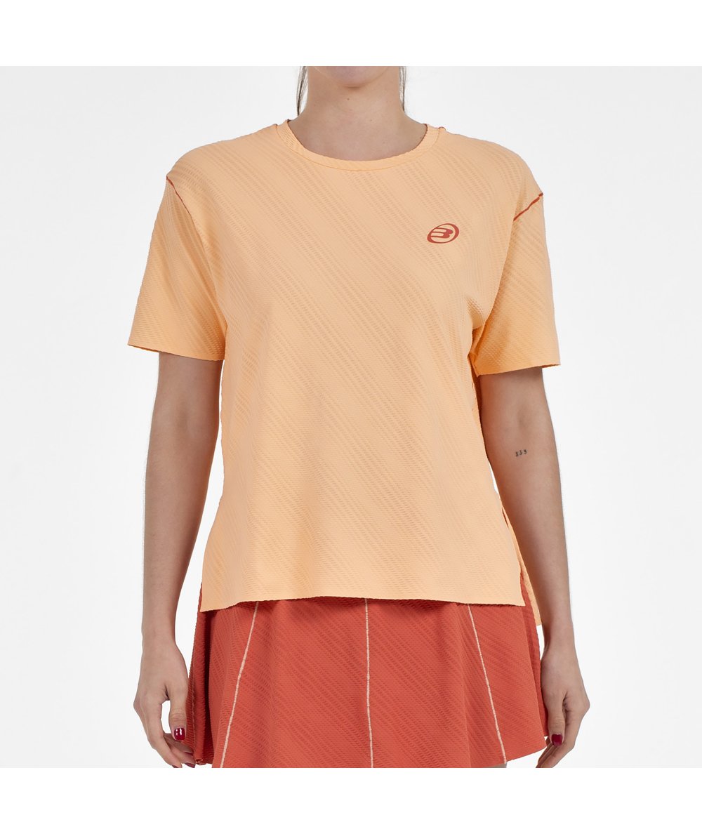 CAMISETA BULLPADEL ALMOIN NARANJA PASTEL