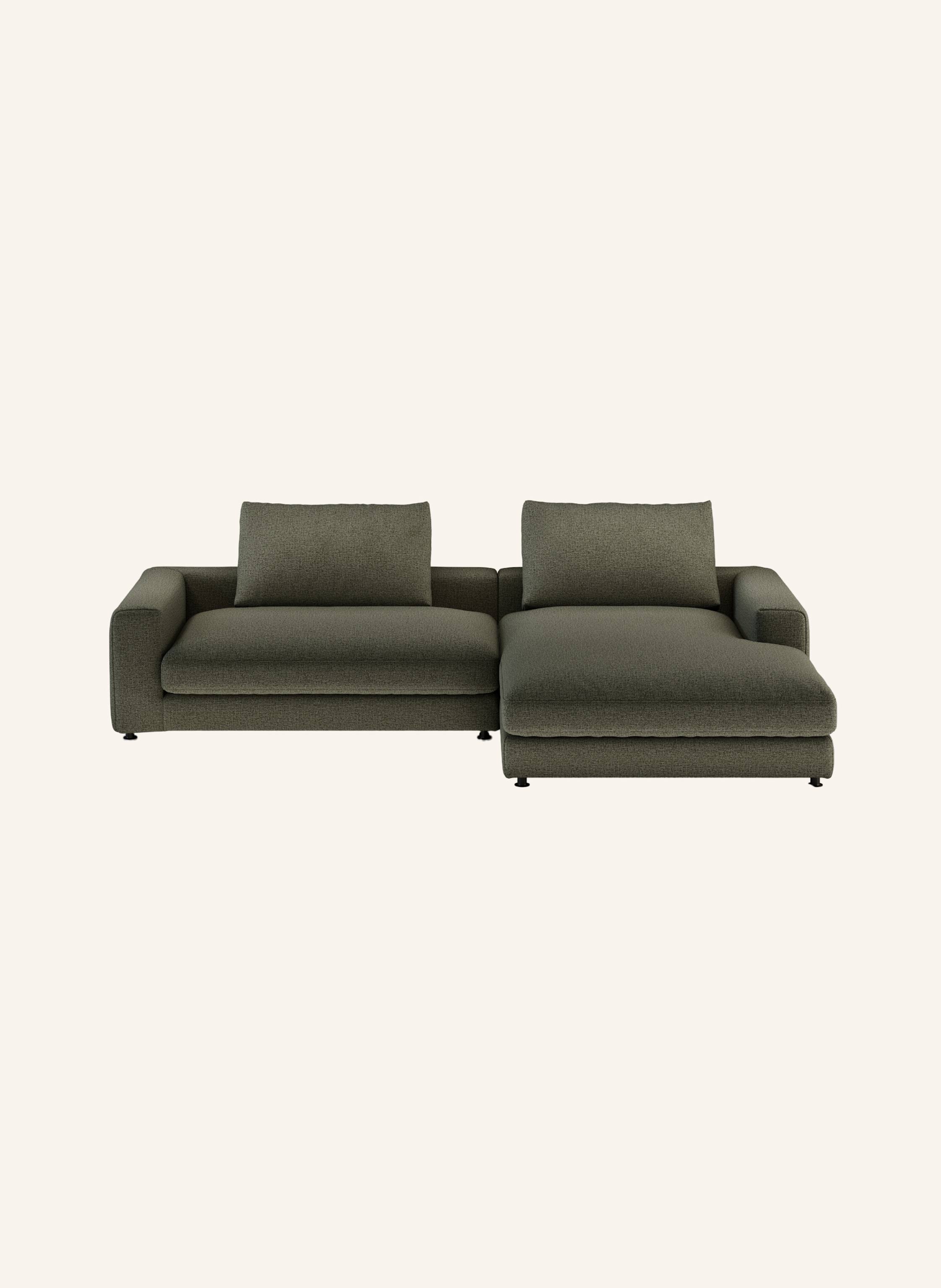 nydo Ecksofa XL MOSLER, rechts, Flachgewebe
