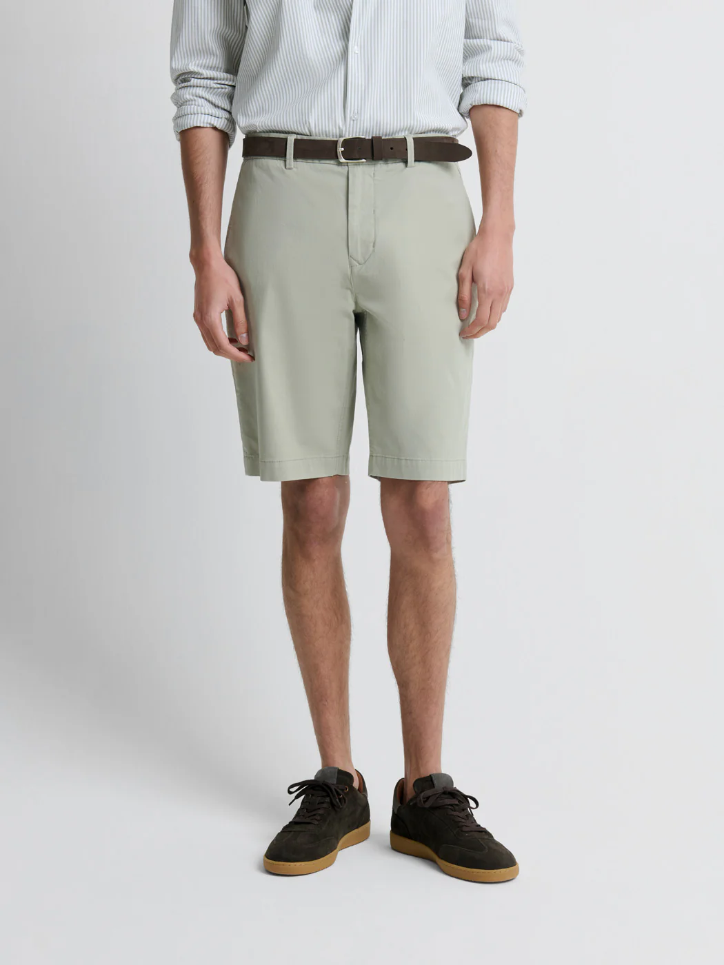 Bermuda slim taille semi-élastiquée