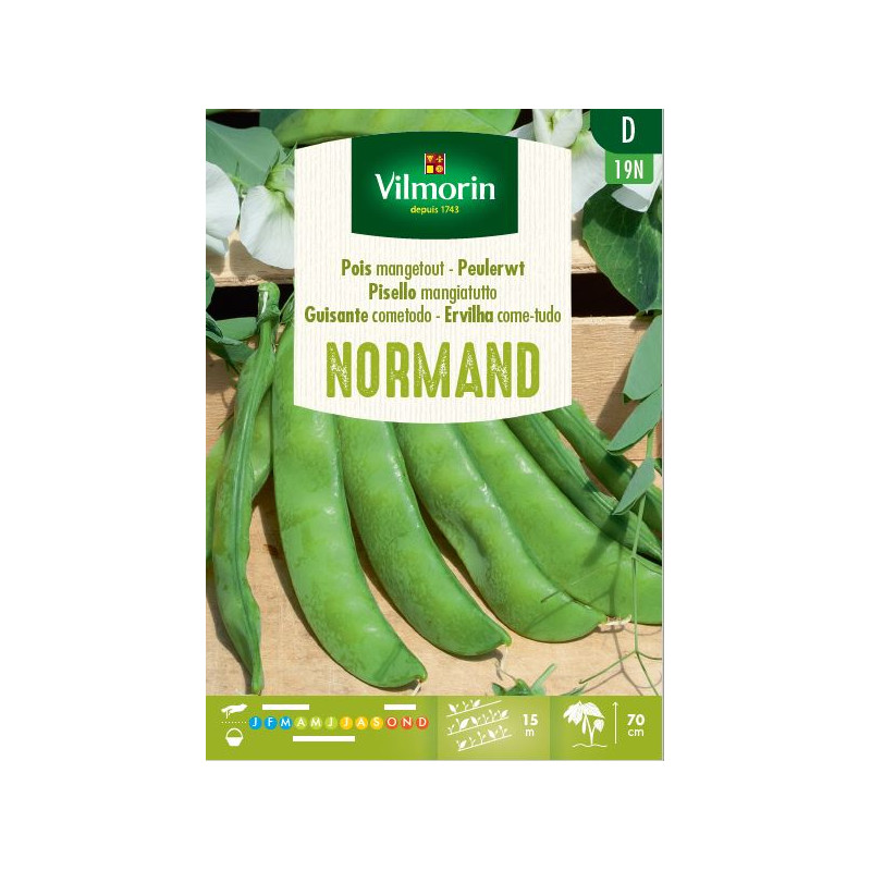 Semences de pois Normand 125 g VILMORIN
