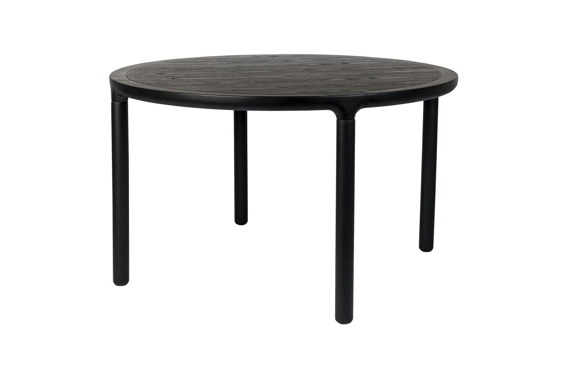 - Table ronde en bois noir D128