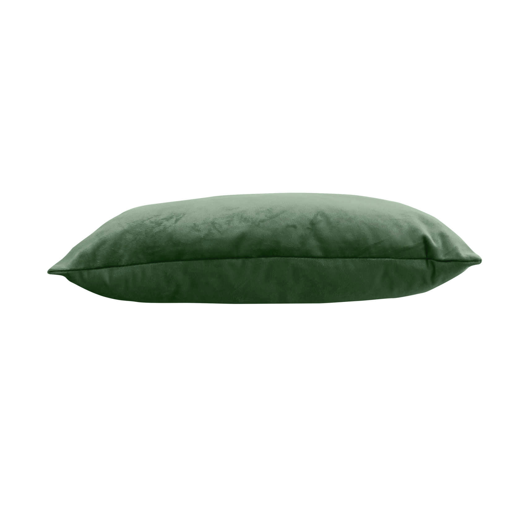 - Coussin en velours avec zip déco vert mousse 40x40 cm