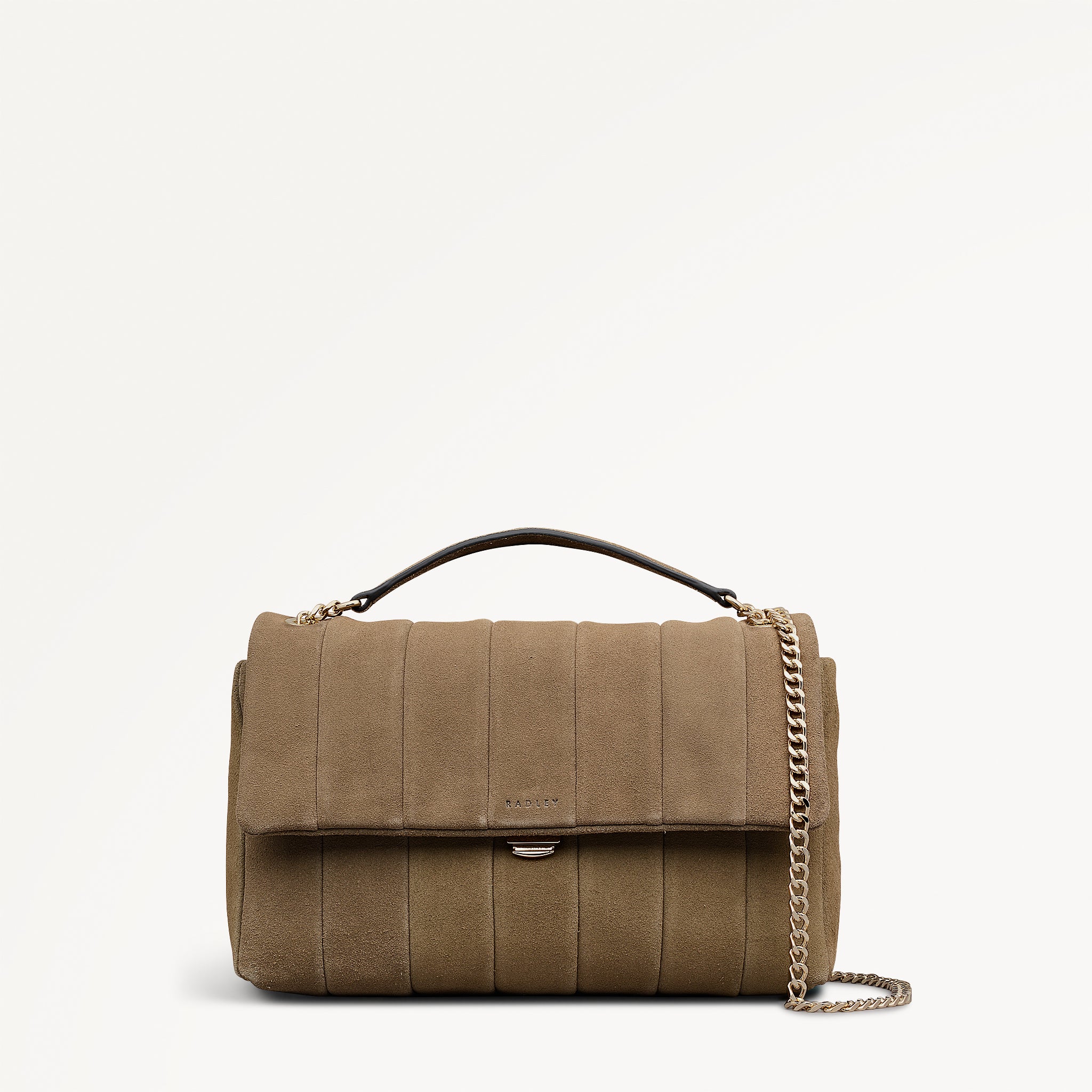Burton Way - Quilt Suede - Medium Flapover Cross Body