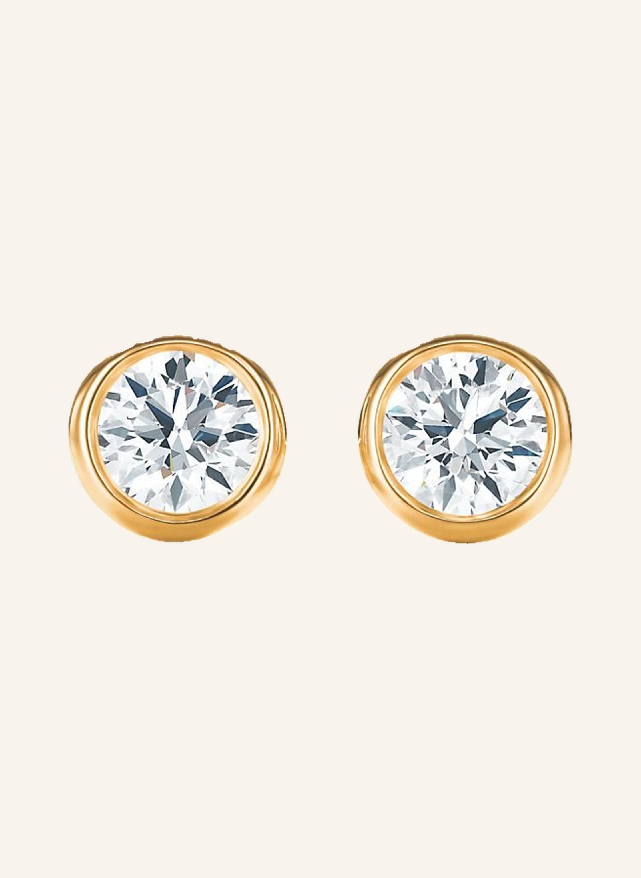 TIFFANY & Co. Ohrstecker ELSA PERETTI® DIAMONDS BY THE YARD® aus 18 Karat Gelbgold