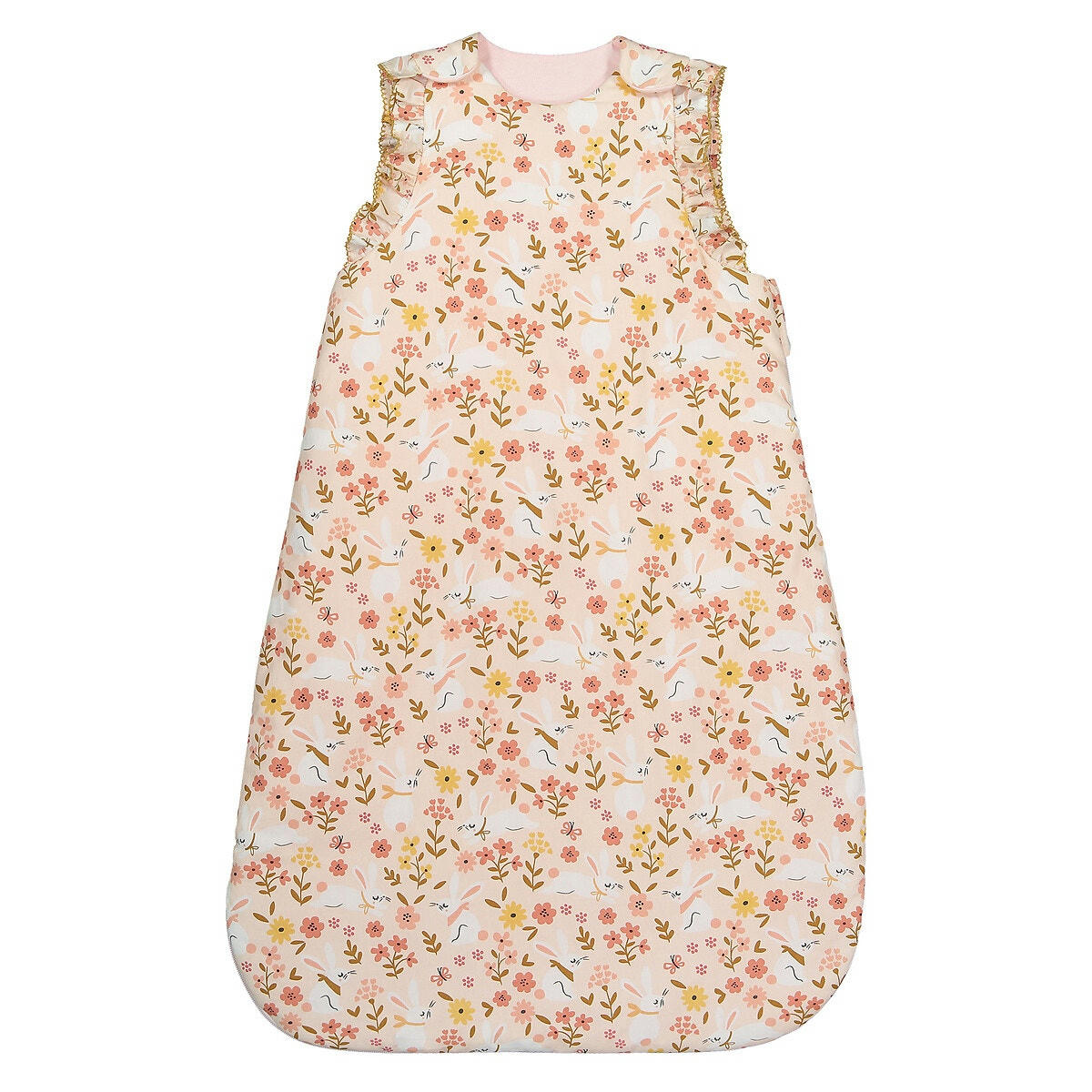 Gigoteuse coton bio, Lapin fleuri