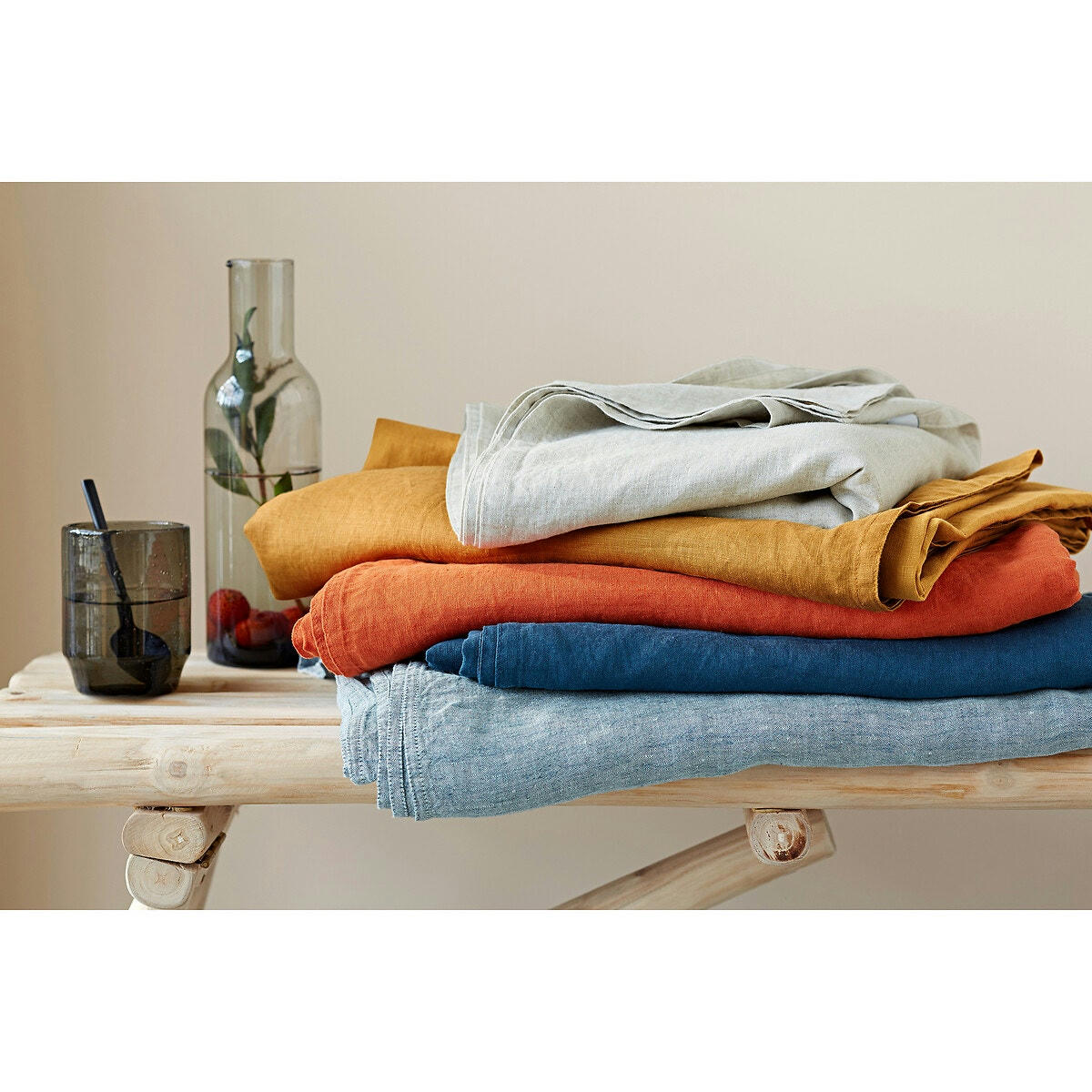 Nappe lin lavé chambray, Victorine