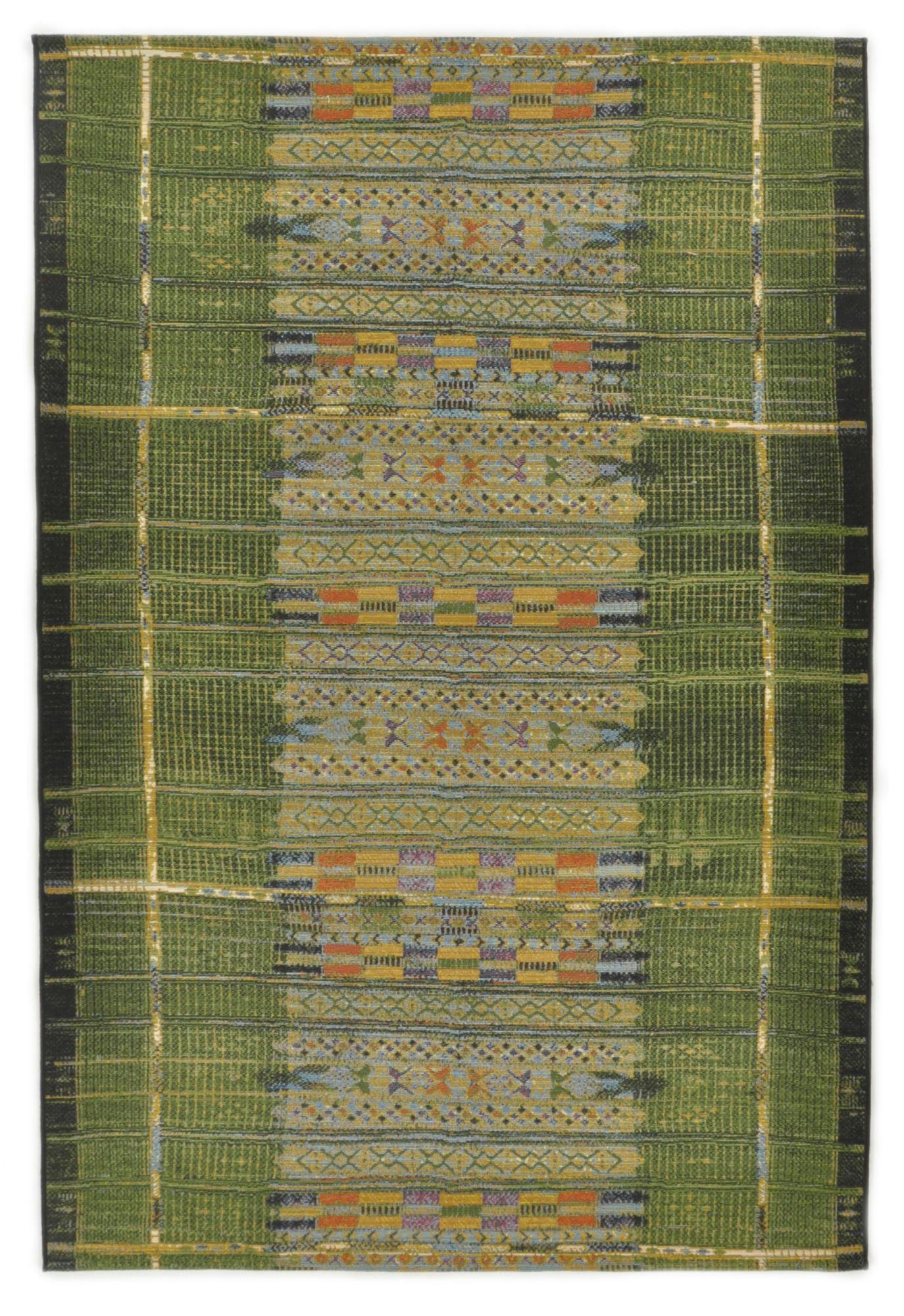 AURORA - Tapis d'extérieur tissé plat - vert 120x180 cm