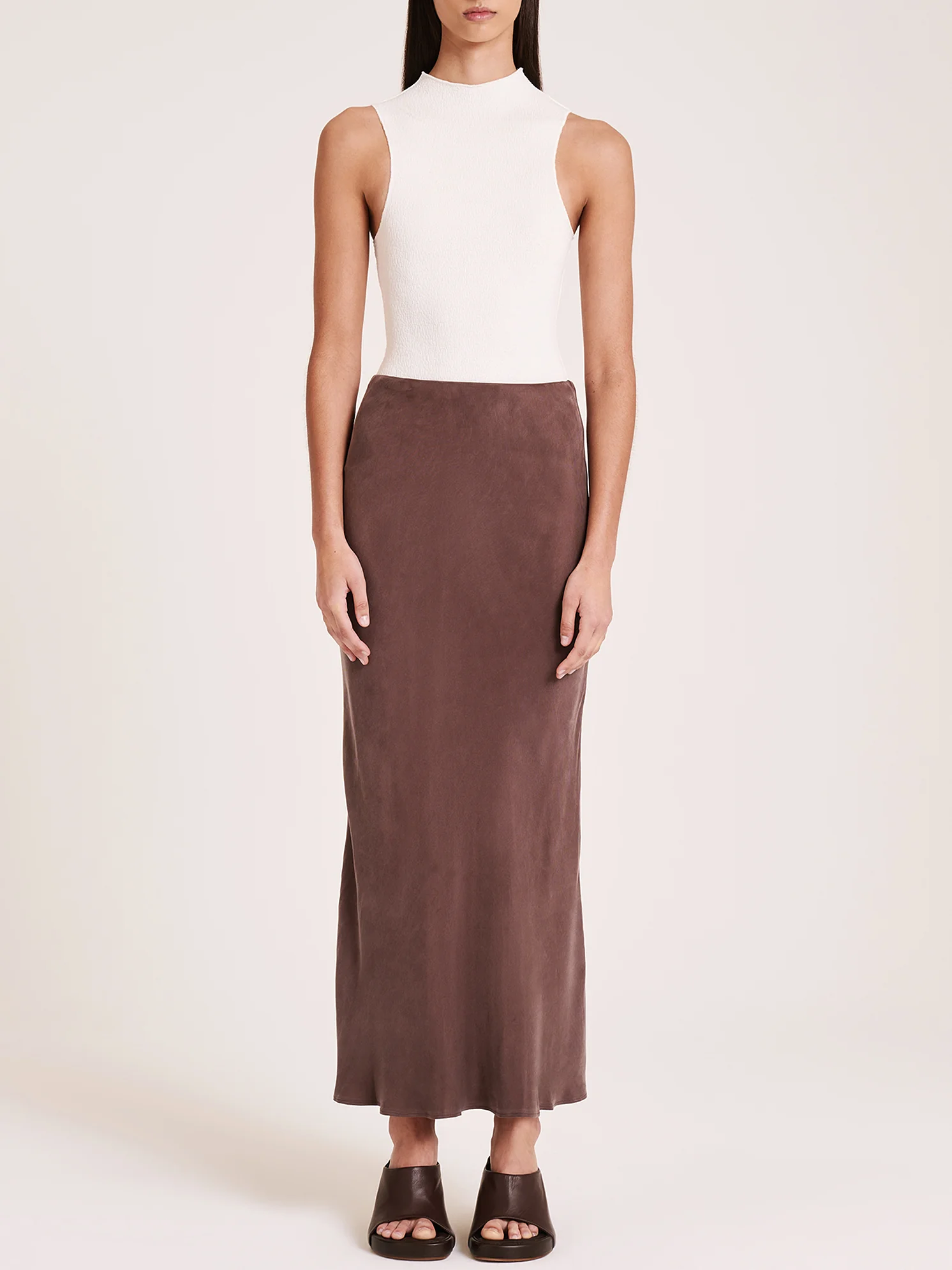 Ines Cupro Skirt
