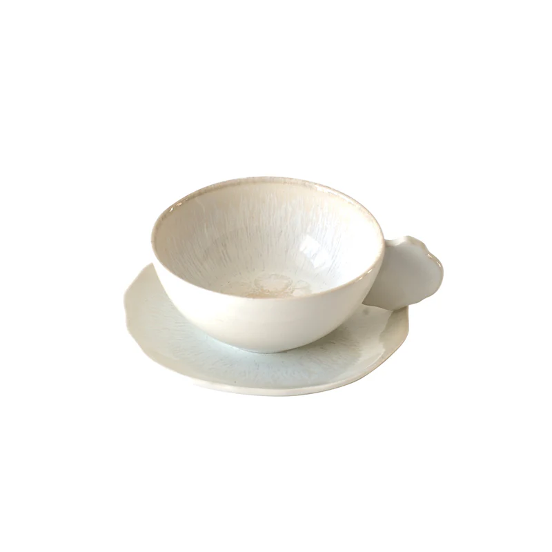 tasse & sous-tasse s perle