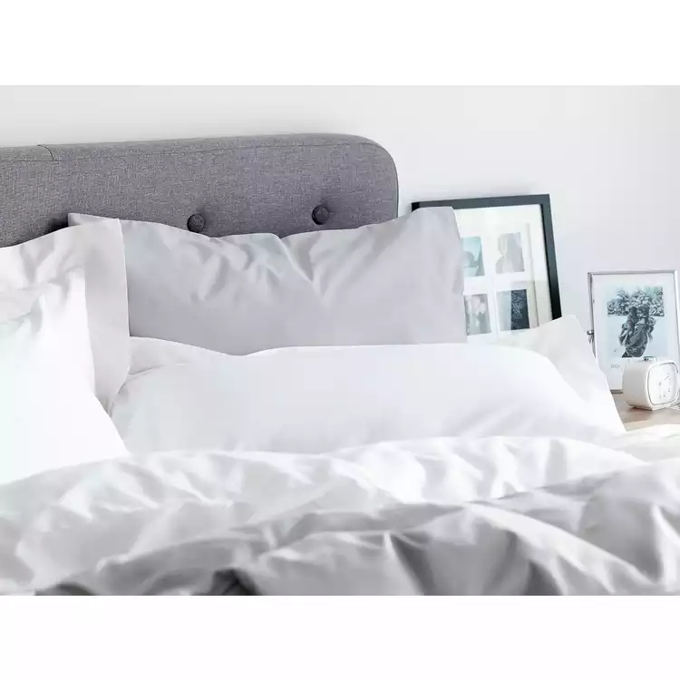 Habitat Pure Cotton 200TC Standard Pillowcase Pair - White