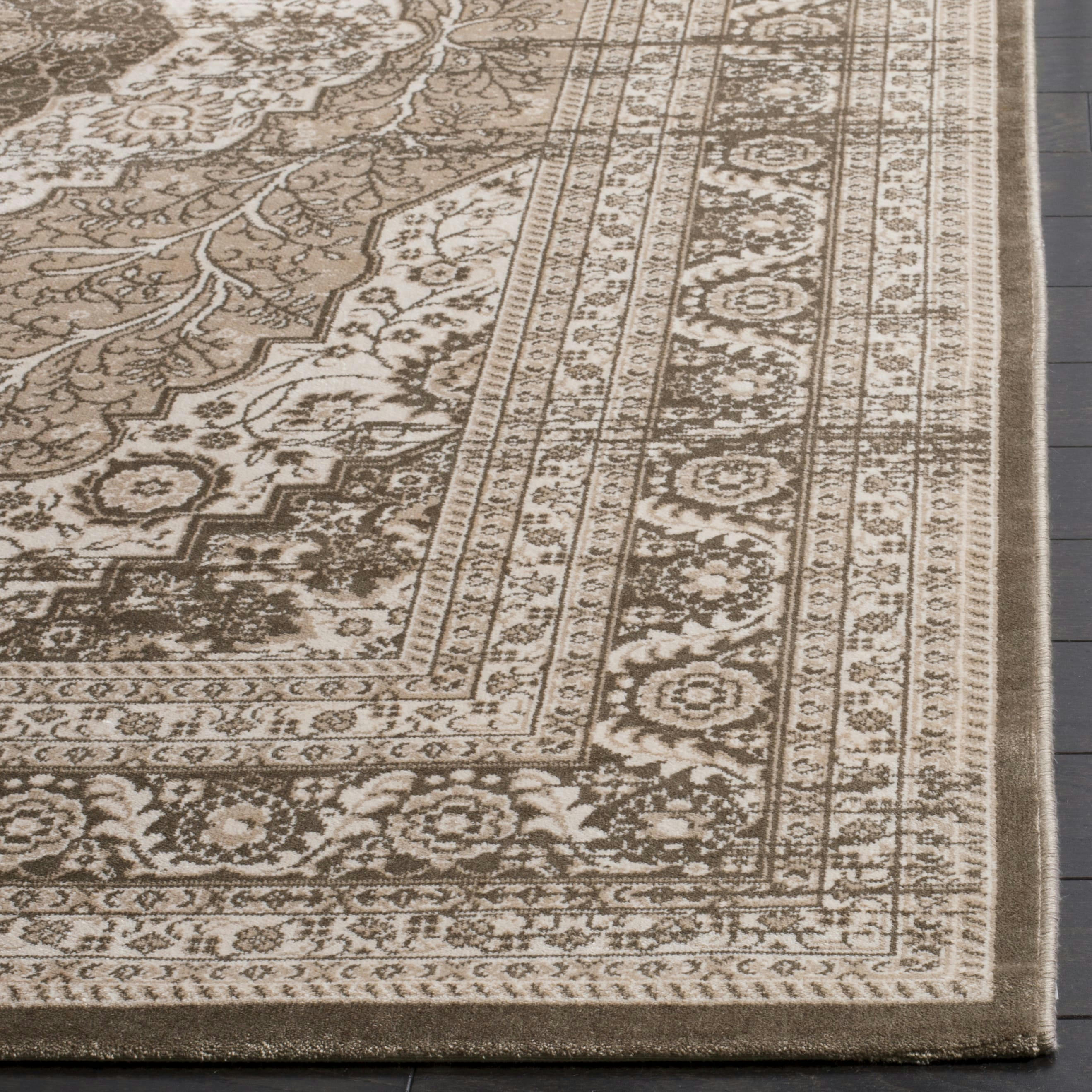 VINTAGE - Tapis de salon interieur en beige & marron clair, 244 x 335 cm
