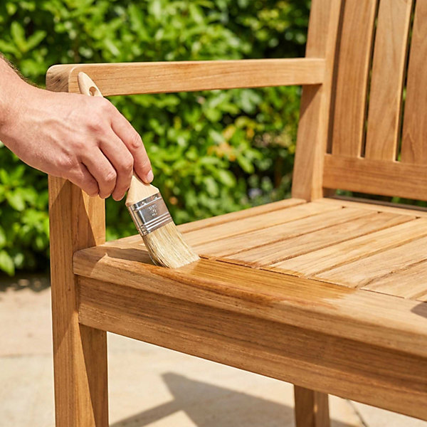 Huile Teck - 1 L - Codeve Bois - Incolore Pour La Protection D'un Meuble De Jardin, Sol Ou Terrasse Teck.
