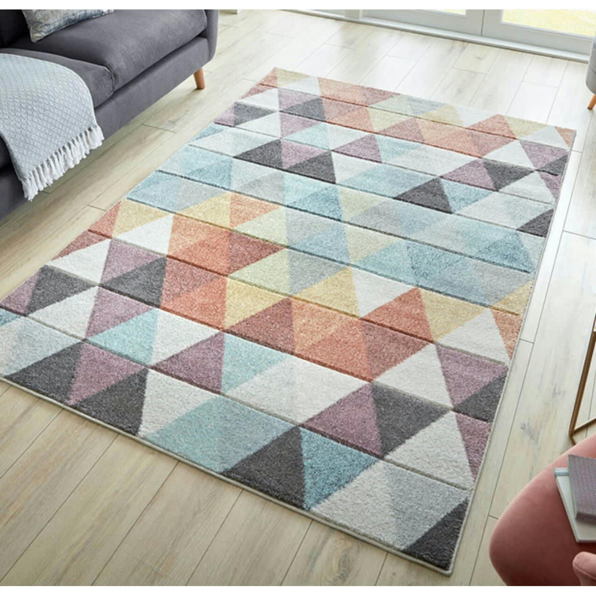 IZALE - Tapis de salon en Polypropylène Multicolore 160x230 cm