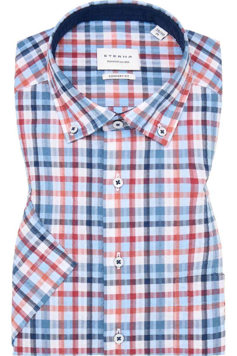 ETERNA Comfort Fit Hemd rosa, Kariert