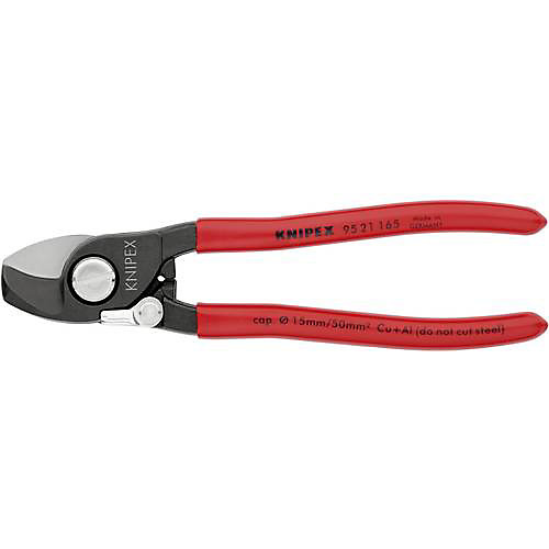Knipex 95 21 165 Pince coupe-câbles 165 mm pour cuivre et aluminium
