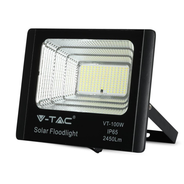 Naświetlacz halogen LED V-TAC Solarny 35W IP65 VT-100W zimny 2450lm