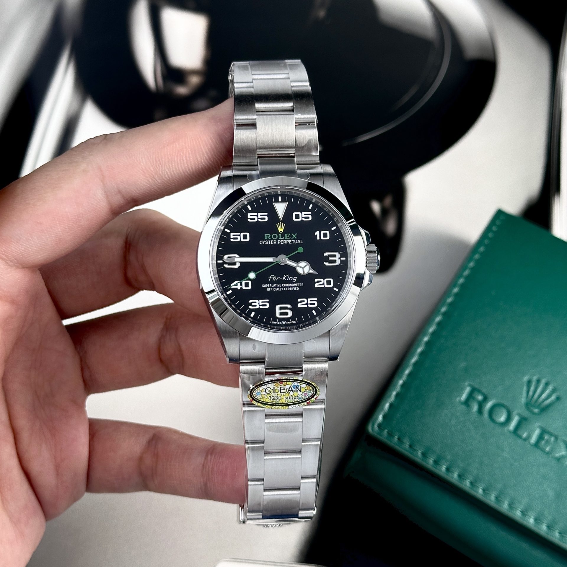 Rolex Air-King 126900 904L Steel Black Dial 40mm Oyster Super Clone