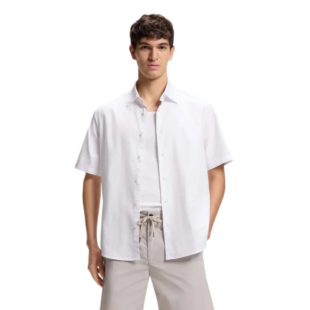 HUGO Nayonix 10258299 BLUE short sleeve T-shirt