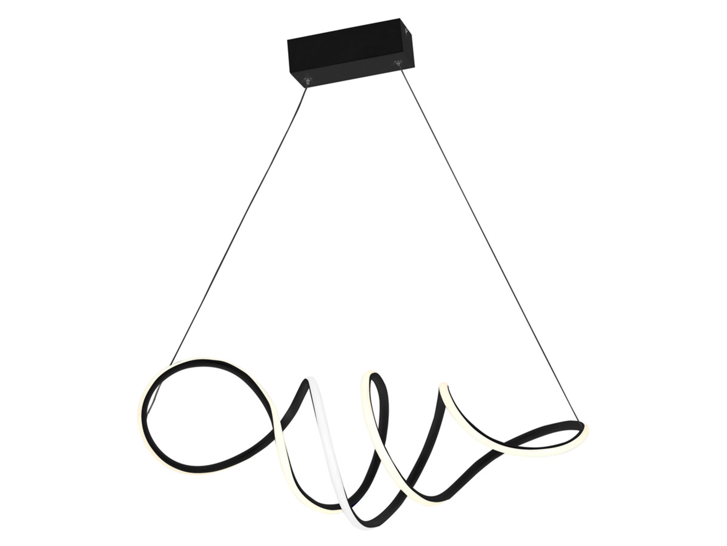 Lampa wisząca Loca LED aluminiowa czarna