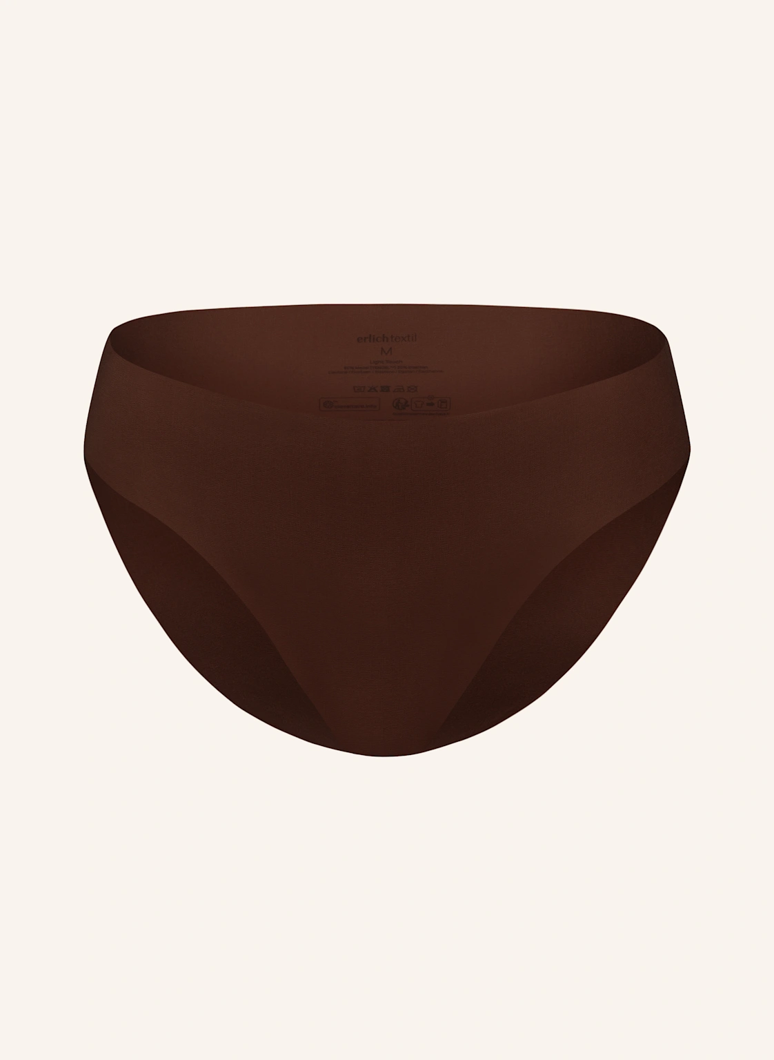 erlich textil Casual Cotton Slip mit Baumwolle (aus kontrolliert biologischem Anbau) - nahtlose Kanten