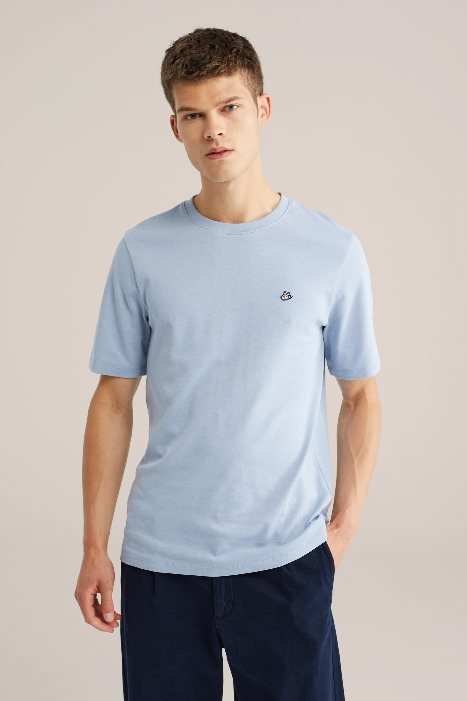 Heren Regular fit T-shirt met embroidery