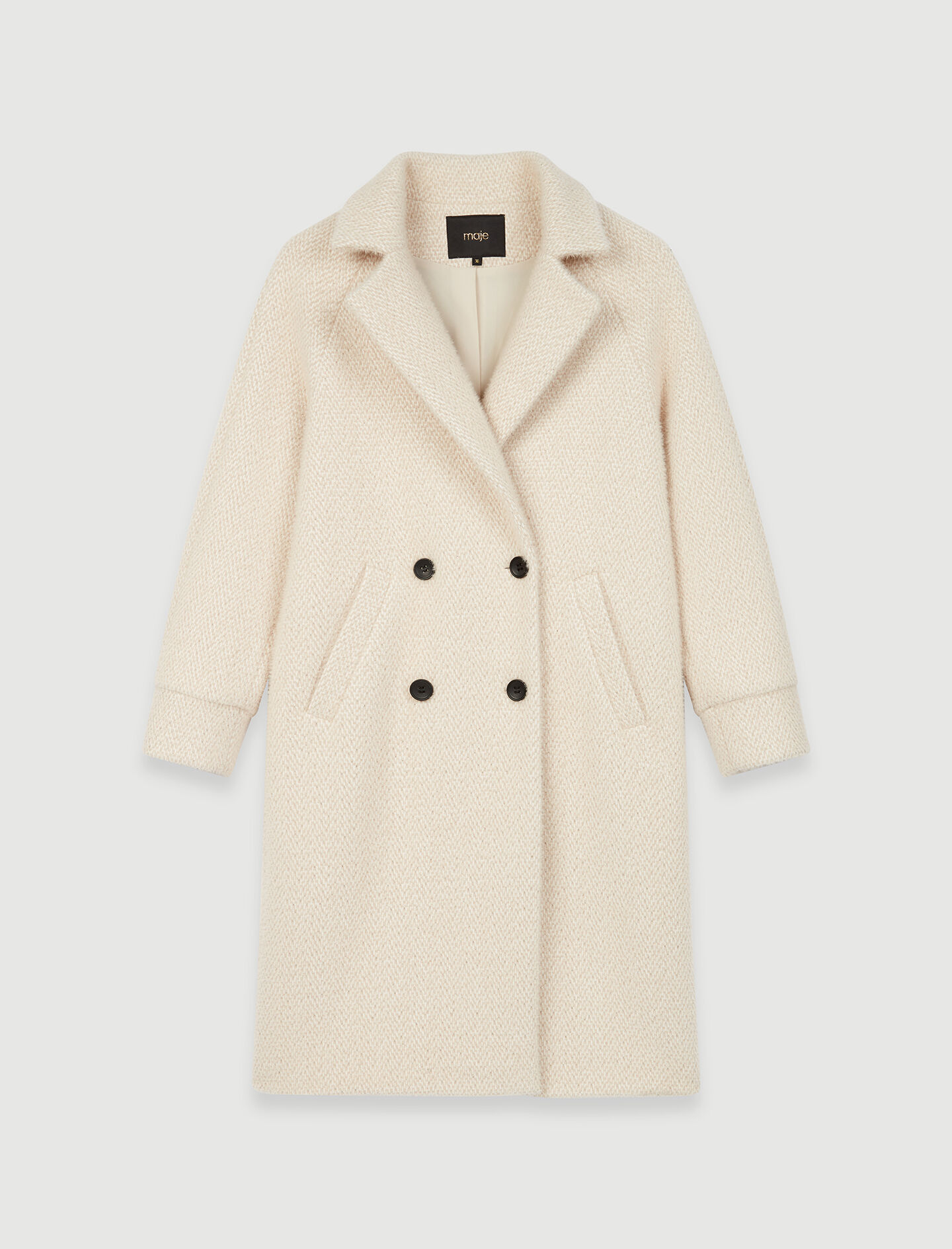 Manteau droit mi-long