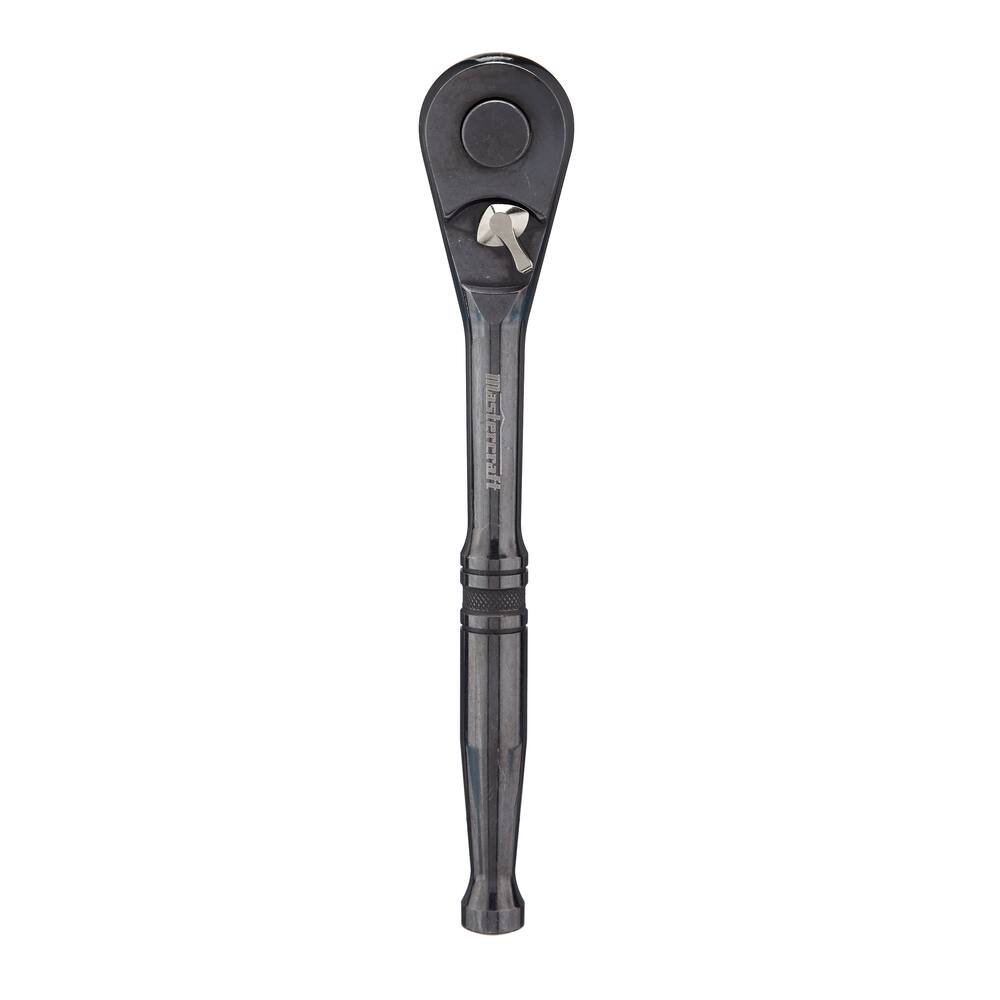 Mastercraft 1/2-in Drive Ratchet, CRV, Black Steel Finish