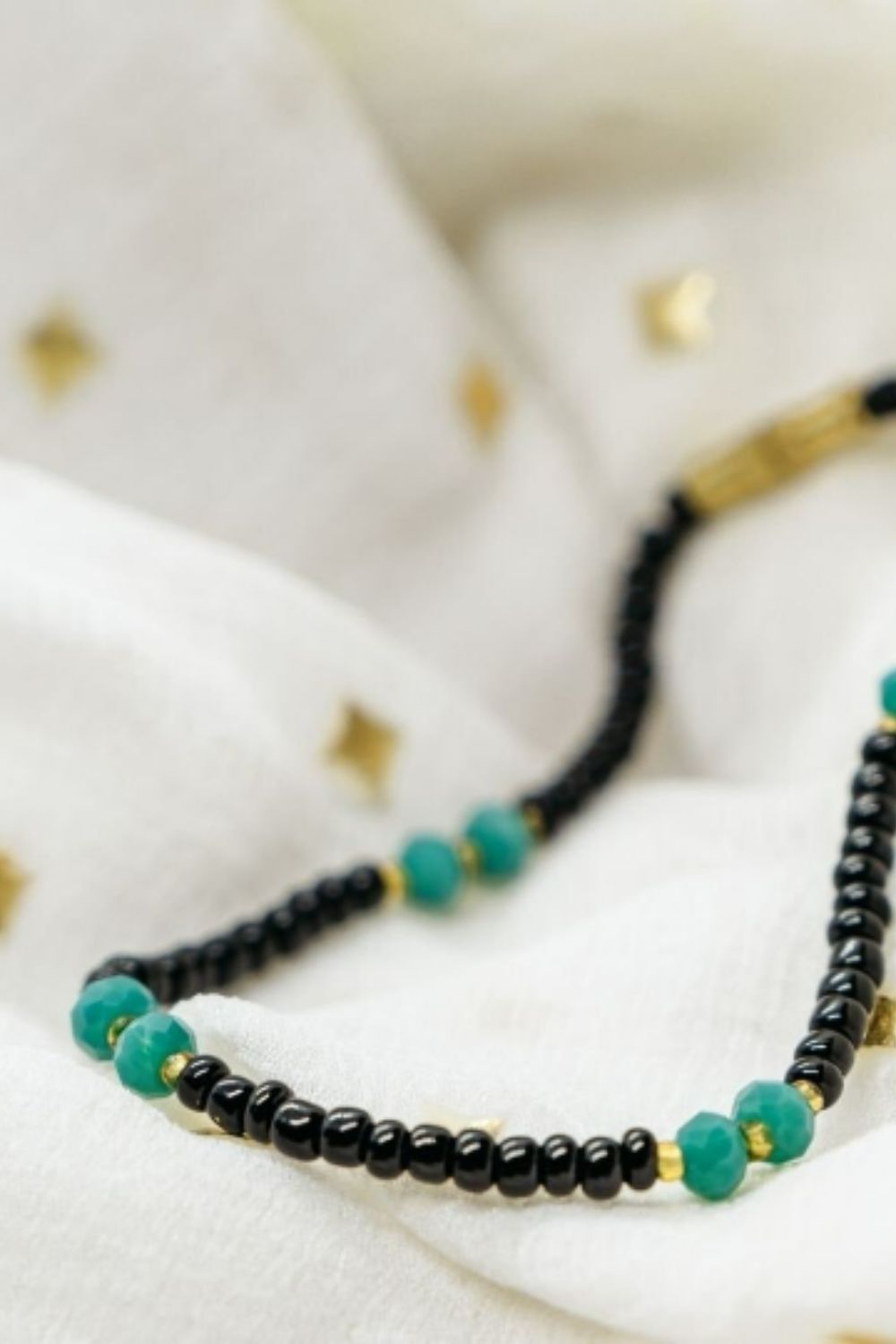 The Colourful Aura Green Bead Daily Elegant Indian Mangalsutra Adult & Kids Nazaria Bracelet
