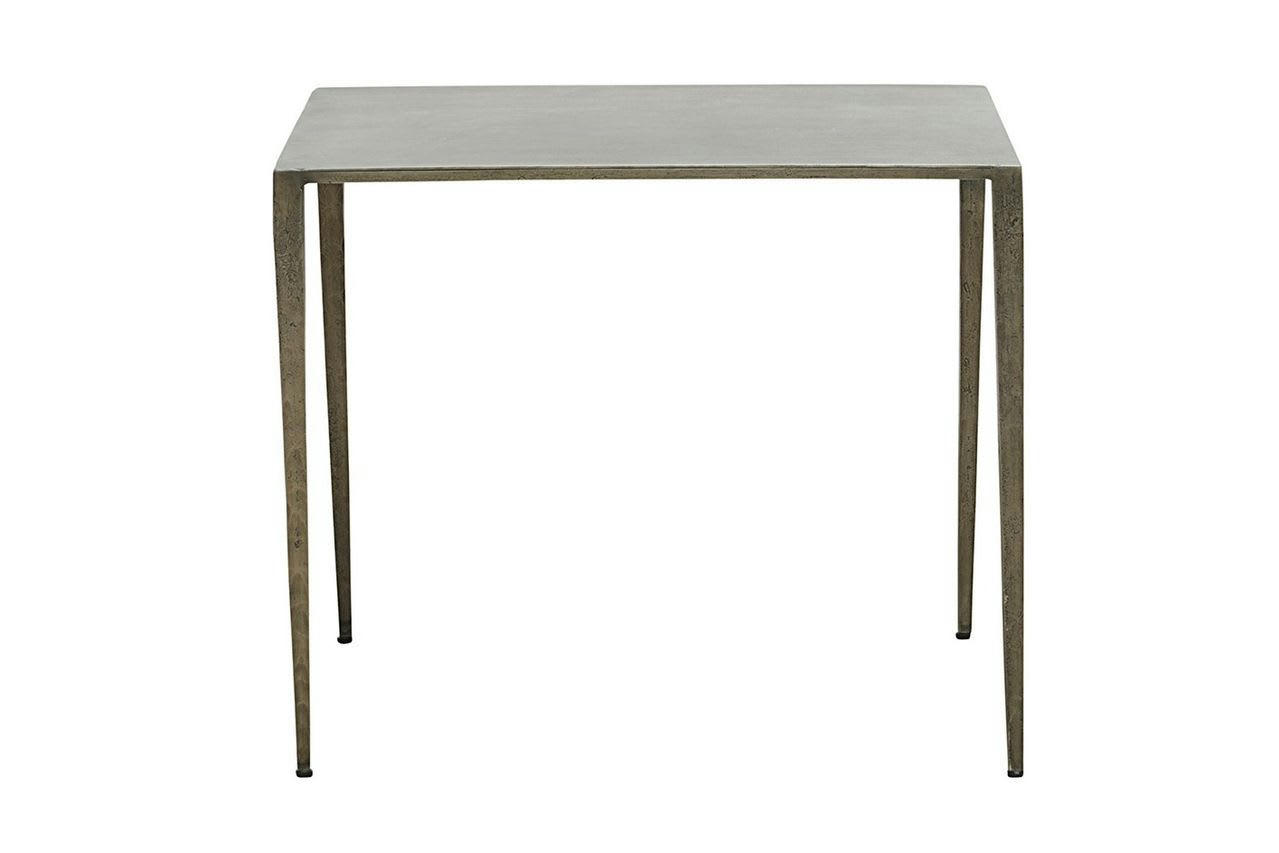 RANCHI - Table d'appoint en métal gris