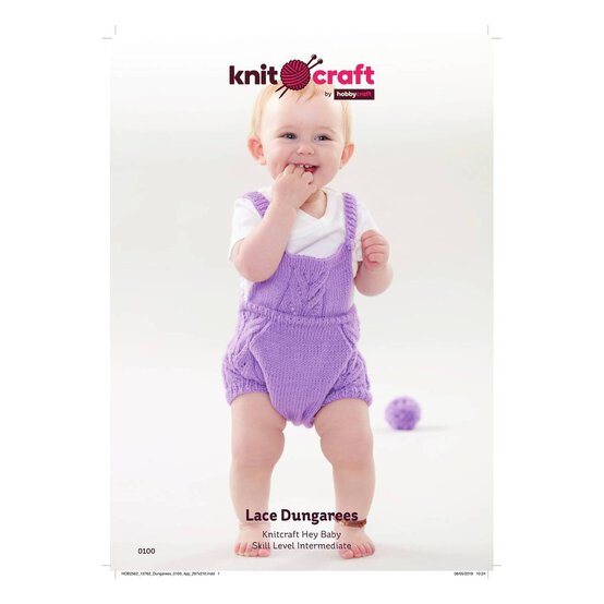 Knitcraft Lace Dungarees Digital Pattern 0100