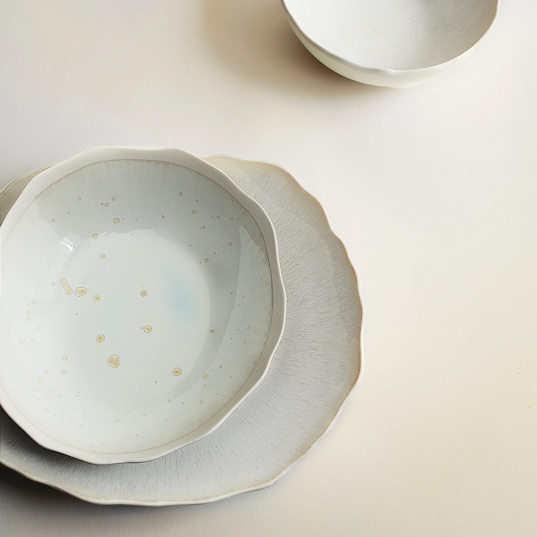 assiette plate perle