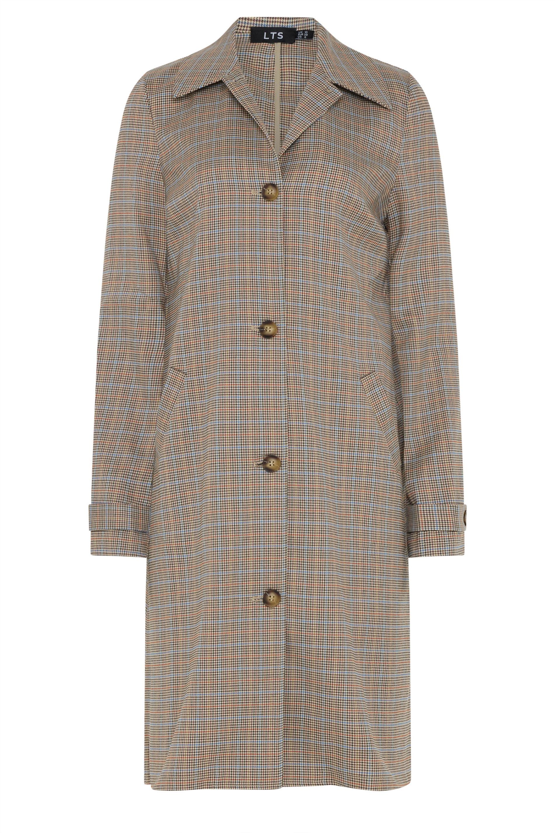 Long Tall Sally Tall Check Car Coat
