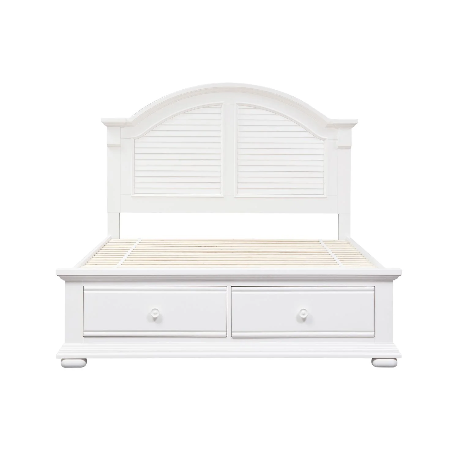 Summer House Oyster White Cottage Storage Bed