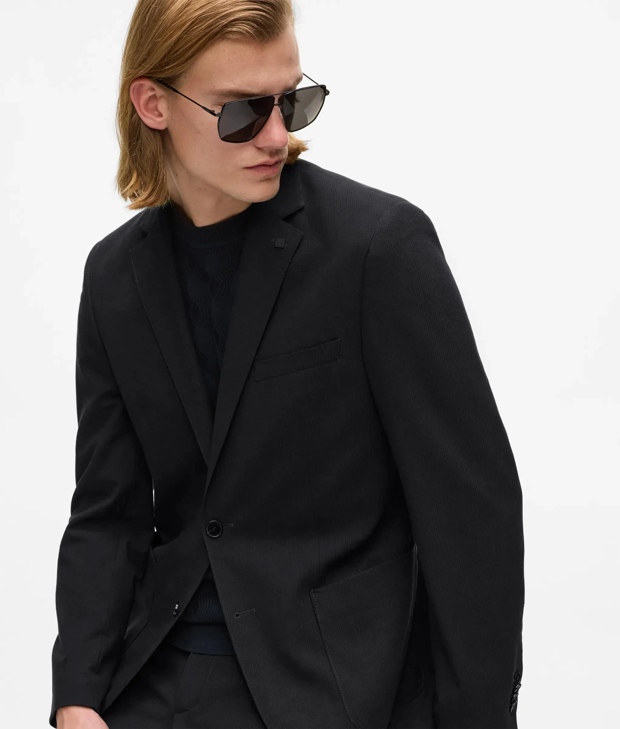 Blazer à poche avec écusson