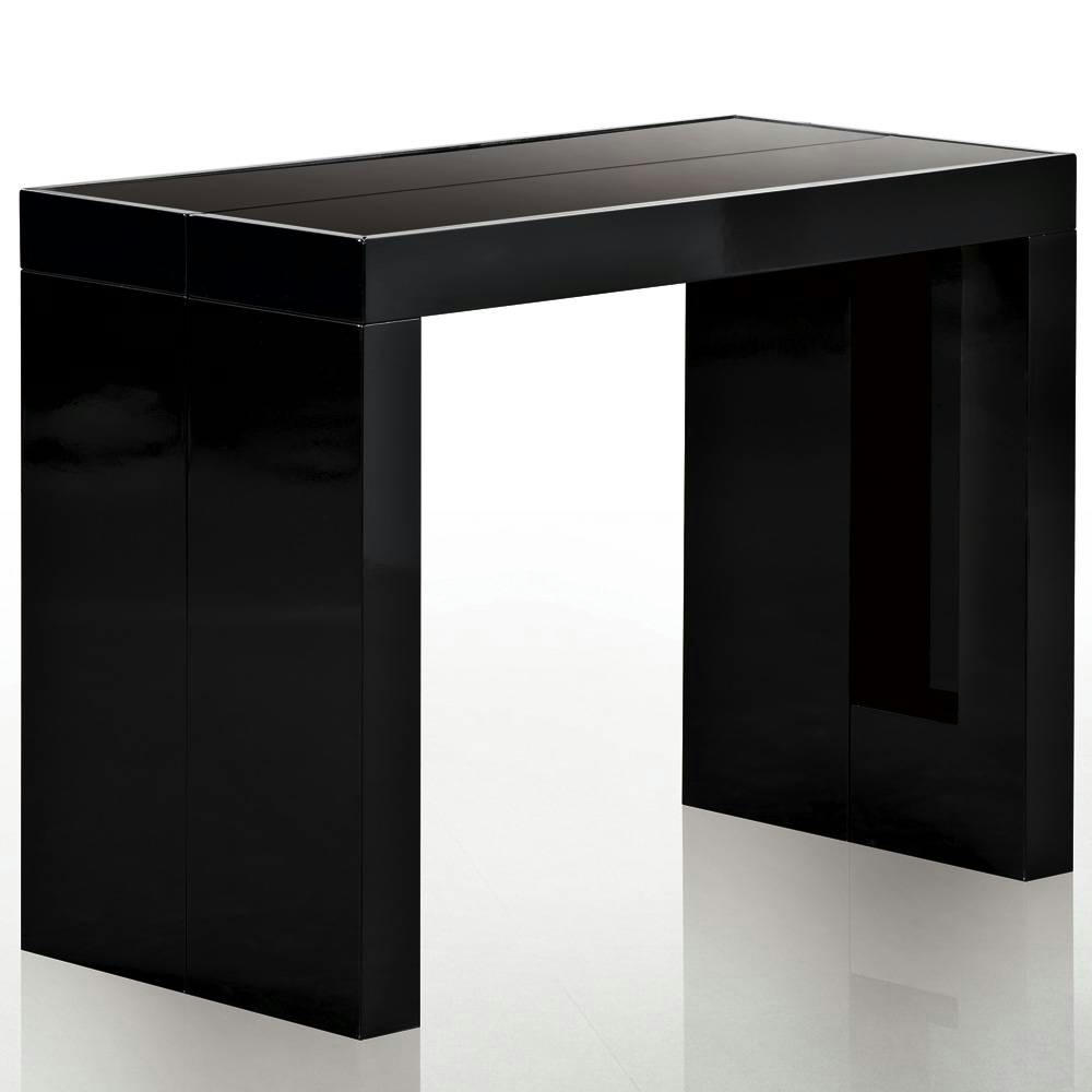 PANDORE - Table console extensible noir