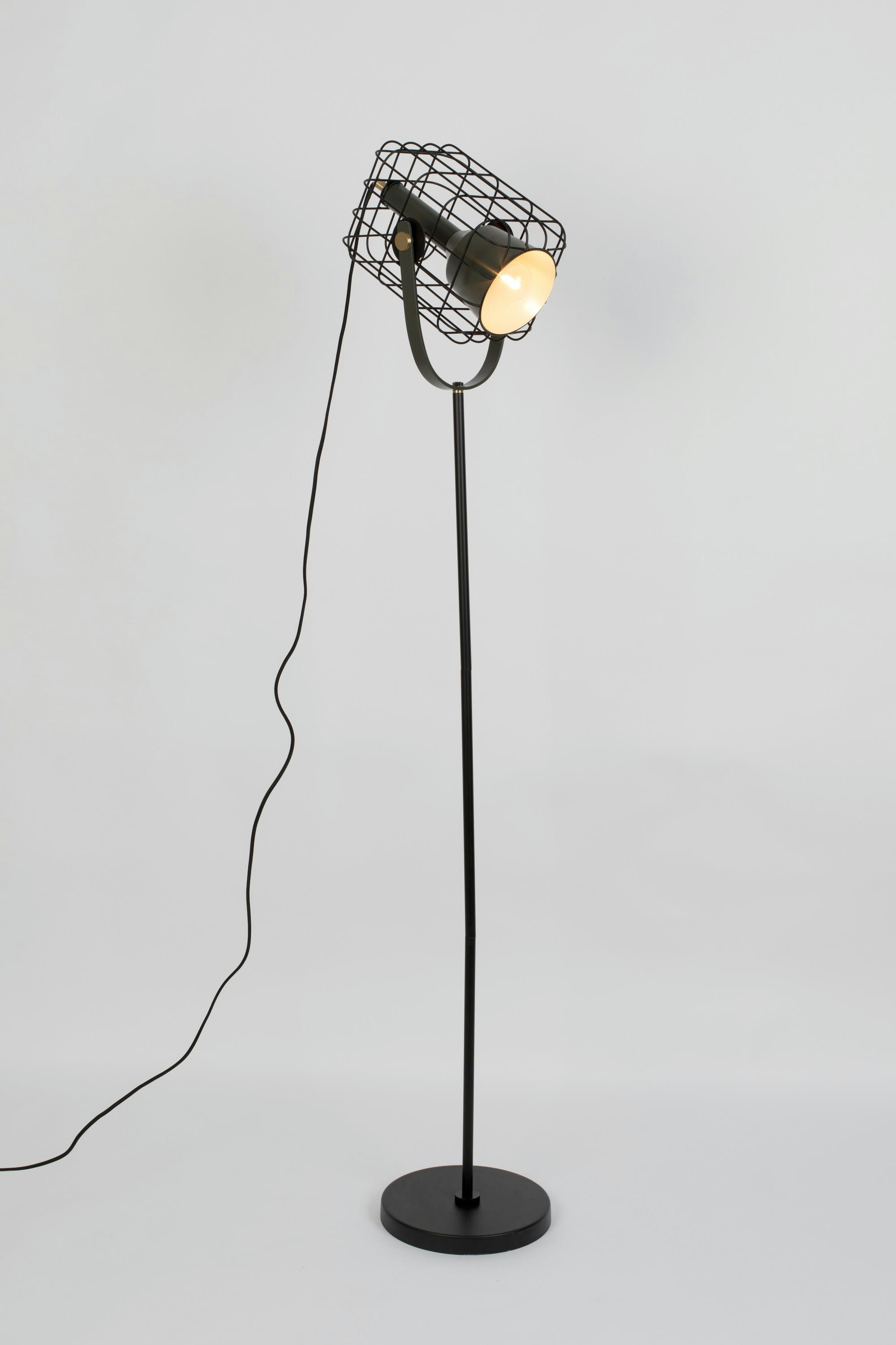 ARC - Lampadaire en métal noir