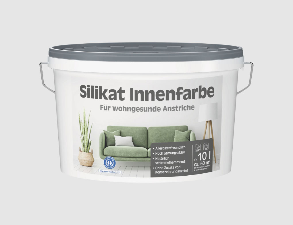Silikat-Innenfarbe Weiß