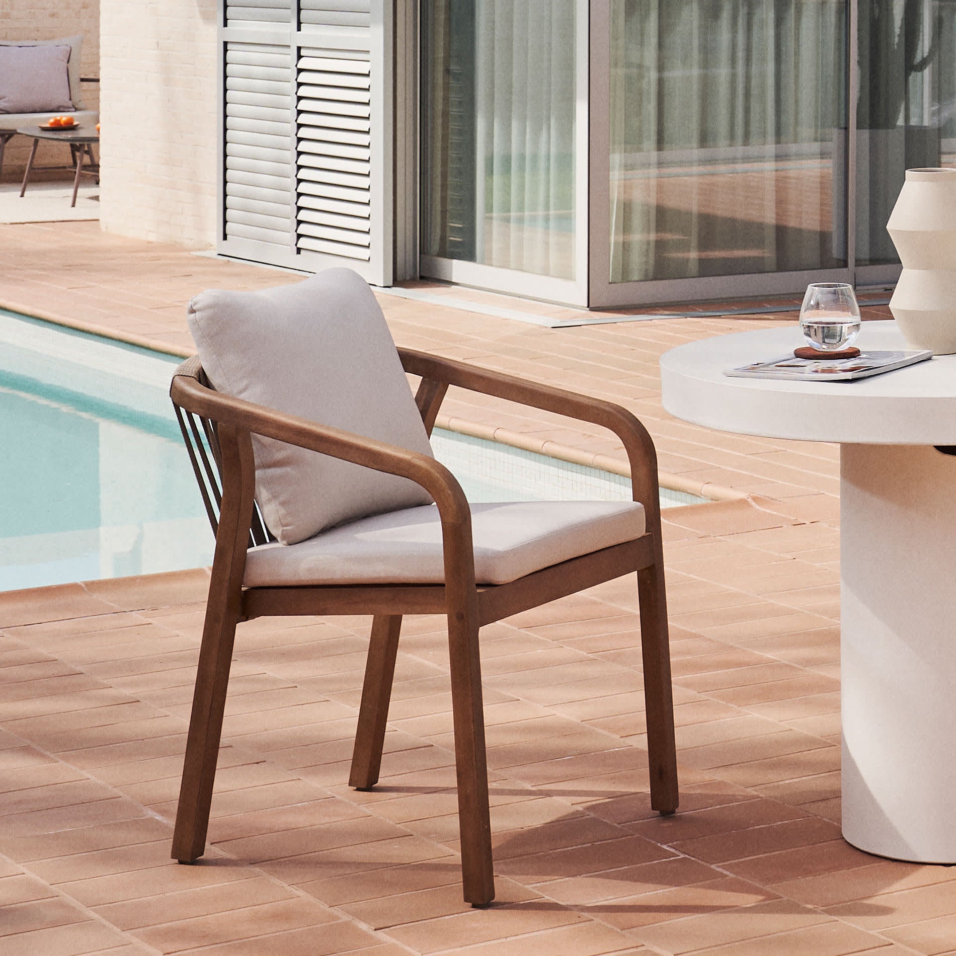 Kave Home Malaret Eetkamerstoel - Beige