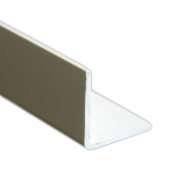 Cornière PVC laqué blanc 20 x 20 mm, 2 m