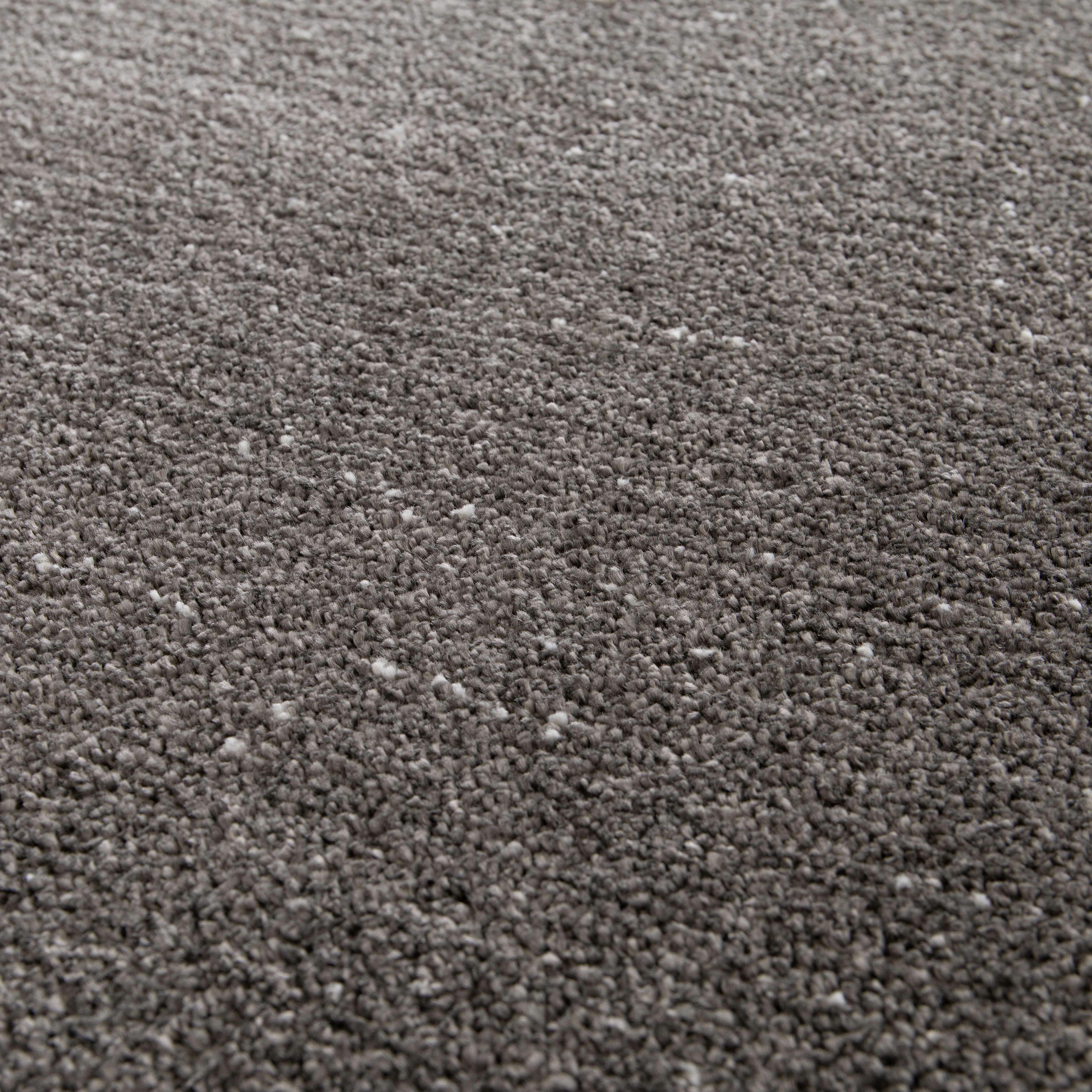 MANAE - Tapis rectangulaire en polypropylène gris anthracite 160 x 230 cm