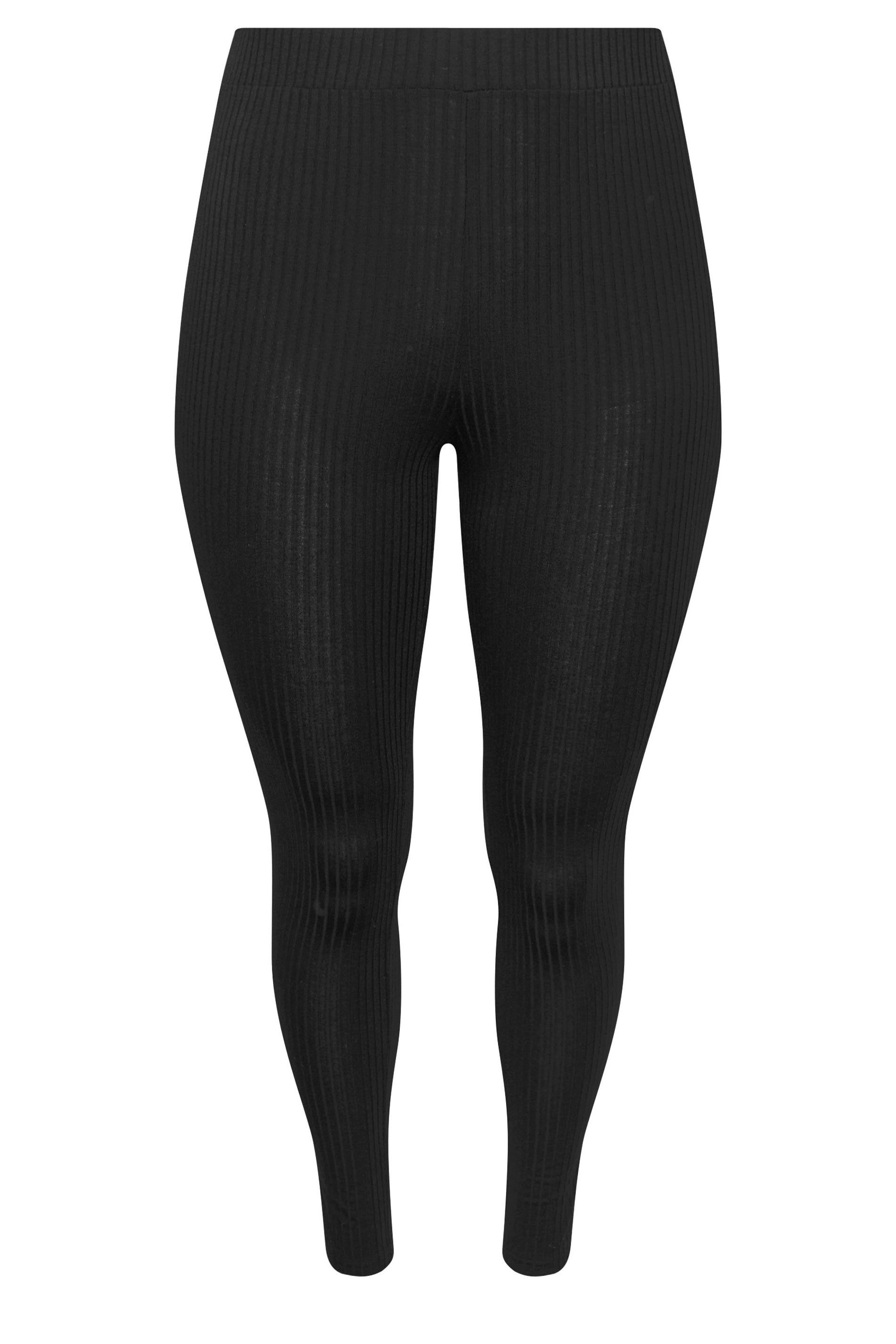 Yours 2 Pack Ribbed Leggings