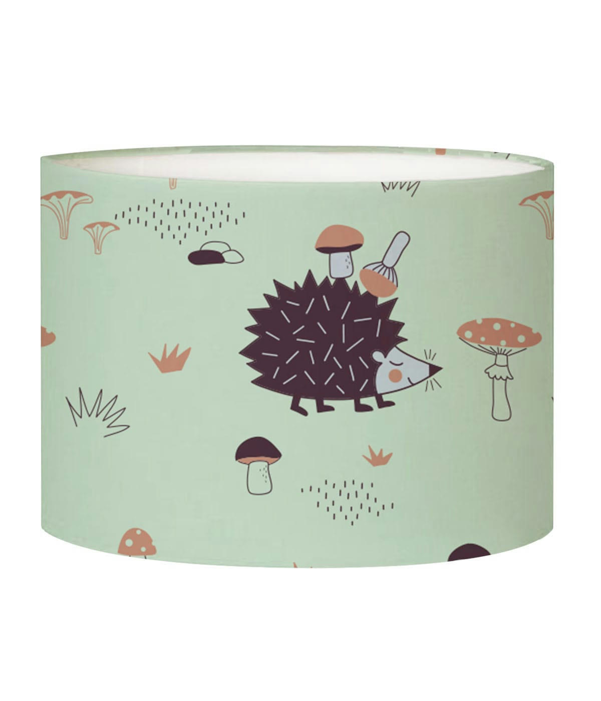 ENFANT - Abat-jour lampadaire enfant Hérisson Vert Pastel D: 45 x H: 25