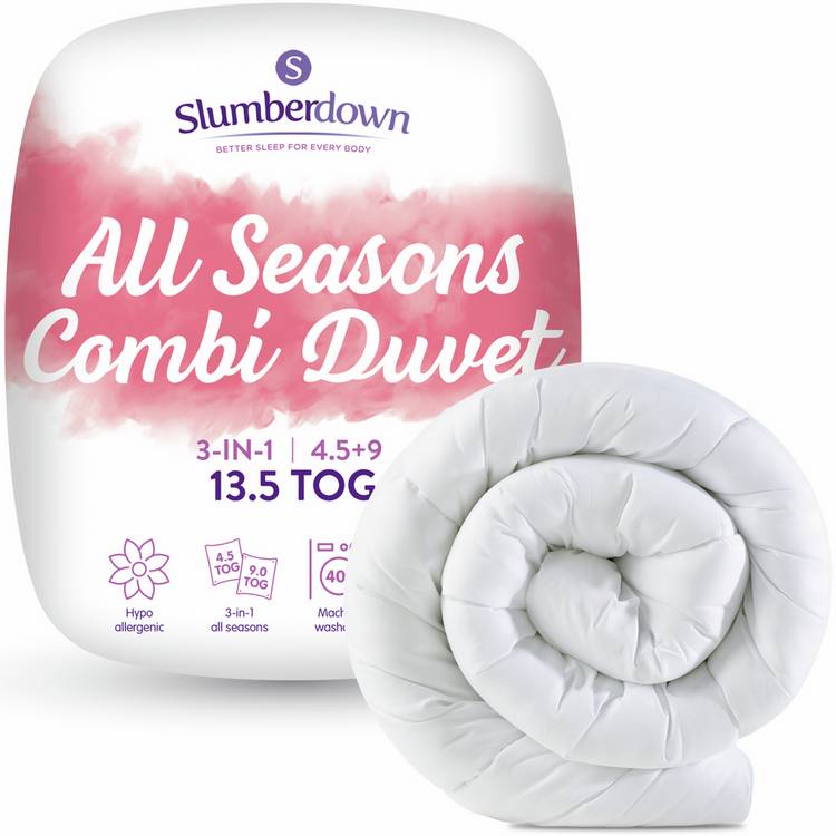 Slumberdown All Seasons 13.5 Tog Duvet - Single