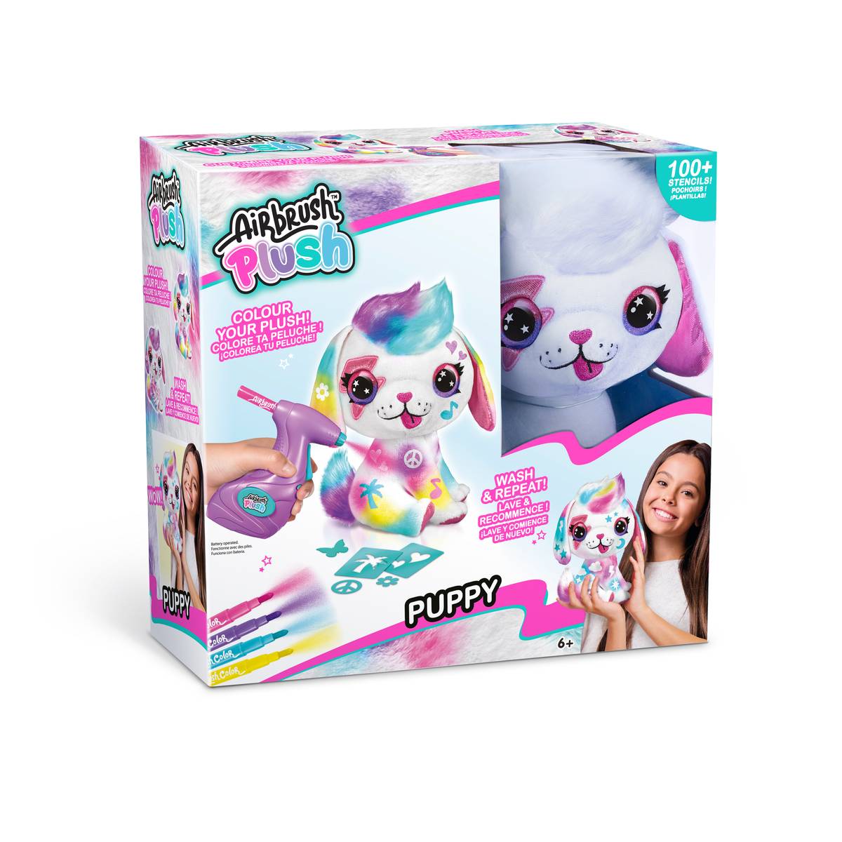 Airbrush Plush Puppy