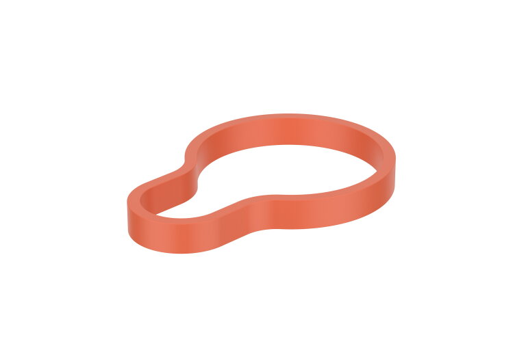 drinkflessen sport strap - peach orange