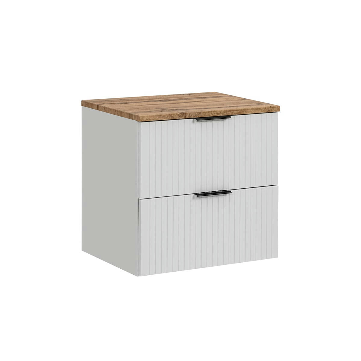 - Meuble sous-vasque 60cm plan de toilette blanc