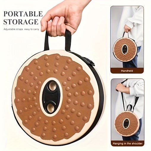 NNETM 12-Level Folding Stool with PU Cushion Seat