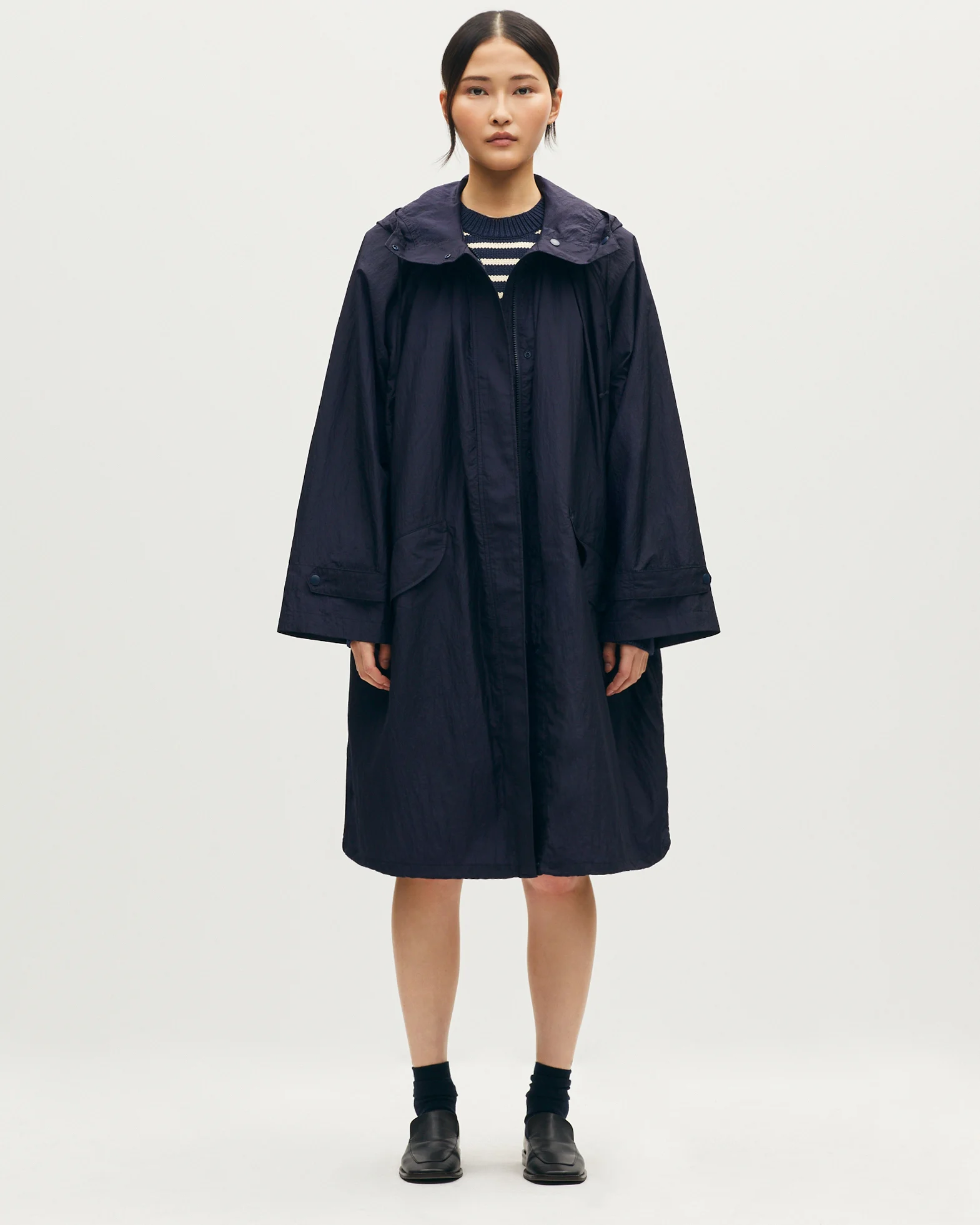 Parka ultra-légère en nylon déperlant